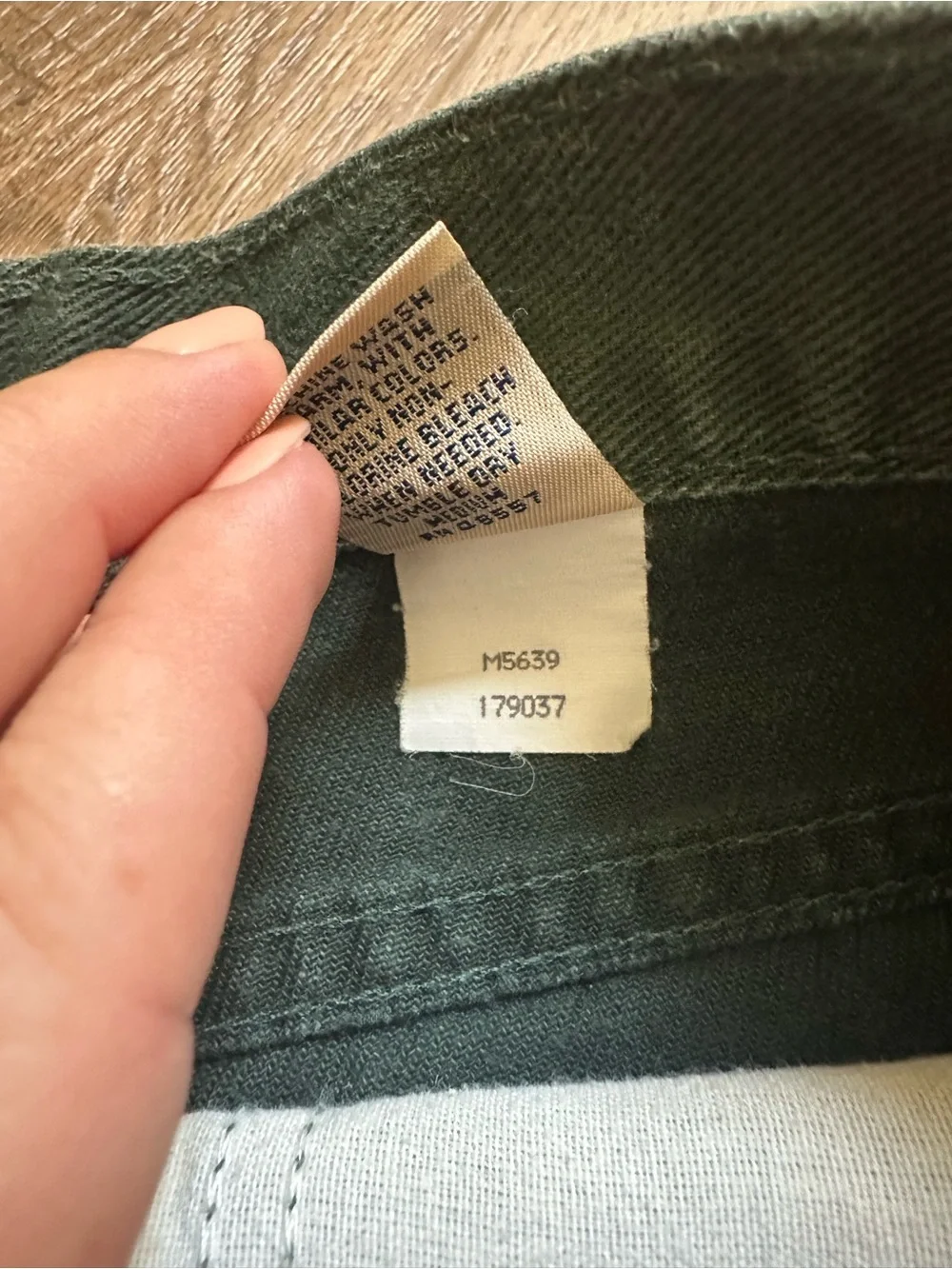 Vintage High Sierra Shorts, 90’s, Denim, High-Waisted, Dark Green, Size 6